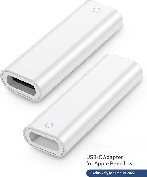 3-Pack USB C to Pencil 1st Gen Adapter Type C Female to Lightning