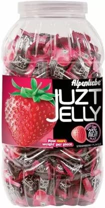 Naturals Store Alpenliebe Juzt Jelly, Strawberry Flavour Jar, 832.5 g, 225 pc (Price Including Courier Charges)
