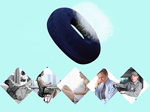 Ecosafeter Donut Hämorrhoiden Sitzkissen-Kissen für Bürostuhl, Einfach und praktisch, Ergonomisches Steißbeinkissen, für Schwangerschaft, Postnatal, Ischias, Steißbein