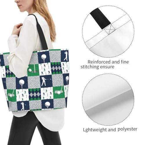 Golf bag con estampado de pelotas de golf miniatura 4