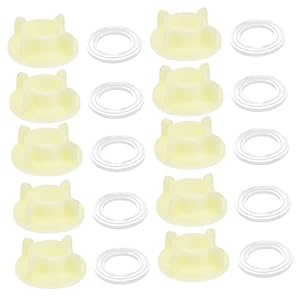 Jojofuny 30 Sets Kunststoff Kontermuttern Set