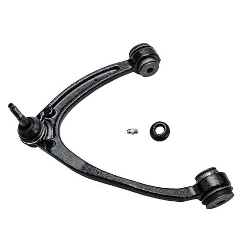 Image of Detroit Axle - Front Left Upper Control Arm for 2007-2016 Chevrolet Silverado 1500 GMC Sierra 1500, Yukon XL 1500 Tahoe Cadillac Escalade EXT ESV Upper Control Arm w /Ball Joint Assembly Replacement