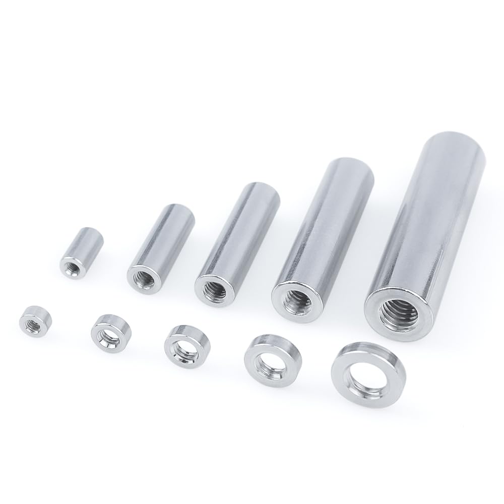 10 Distanziatori Per Sella Bici In Polietilene HD - 5 Mm X 25/8,2 Mm, M8, Per Tubi 25-32 Mm - Foto 5