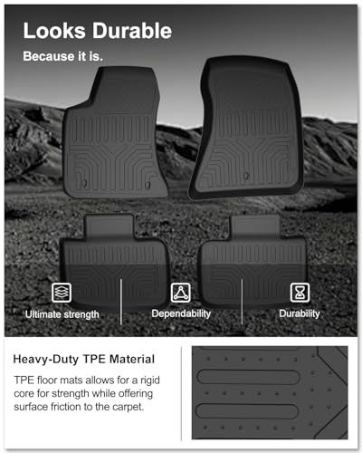 Image of Kiwi Master Floor Mats for 2011-2023 Dodge Charger RWD /Chrysler 300 RWD