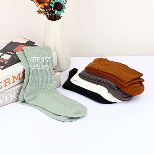 Personalized Custom Embroidered Name Socks for Men Women4