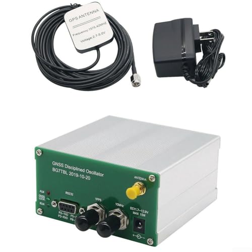 GPSDO 10MHz 1PPS Oscillator with RS232, NMEA, Antenna