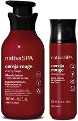 Nativa Spa Cereja Rouge: Loção Corporal 400ml + Body Splash 200ml