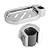 Denash Porte-étui à Savon avec glissière de Tige de Douche réglable de vidange, Porte-Savon Support économiseur de Porte-Savon Porte-Savon en Silicone, Porte-étui à Savon Porte-Savon Porte-Savon