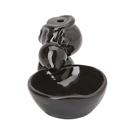 Horoshop Porta-fragrância para queimador de incenso de cerâmica criativa, incensor de retorno, acess