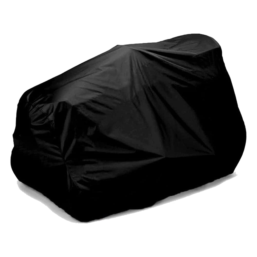 COOSOO Riding Lawn Mower Cover Waterproof Heavy Duty Outdoor Tractor Cover UV Dust Water Resistant Lawn Mower Tractor Storage Bag (69x43x43