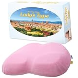 マニフレックス バイオシェイプピロー レディース ピンク 高さ両脇約7.5cm、中央約6.5㎝の低めのエルゴノミクス設計で首にシワを作らず頸椎をしっかりサポートする高反発枕 55x35x7cmのミディアムサイズ 【公式直販】 普段枕をしない方にも 【3年保証】 イタリア製 プレゼント ギフト