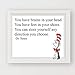 AMERICAN LUXURY GIFTS Dr. Seuss Quotes - You Can Steer, Inspirational Wall Art 8x10 Unframed, Motivational Print for Living Room, Office, Classroom, and Kids Wall Decor