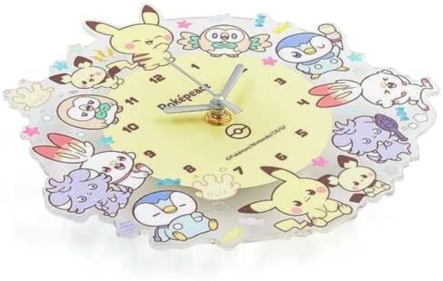 限定100個】ポケモンだいすきクラブ 壁掛け時計 ハートゴールドVer. DS