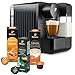 Tchibo Cafissimo milk Kaffeemaschine Kapselmaschine inkl. 30 Kapseln für Caffè Crema, Espresso, Kaffee und Milchspezialitäten, Kapselmaschine mit Milchaufschäumer, Schwarz