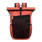 biteatey Mochila impermeable para mochila, Mochila plegable para viajes - Mochila impermeable de tela Oxford,Mochila de moda con múltiples bolsillos para viajes al aire libre, camping, senderismo