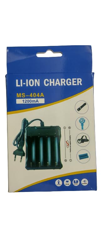 KP AC to DC 18650 Battery Charger, 4 Cell Battery Charger