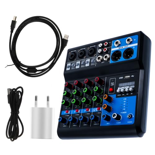 Console de mixage canaux sans fil Hemobllo pour mixage audio domestique robuste