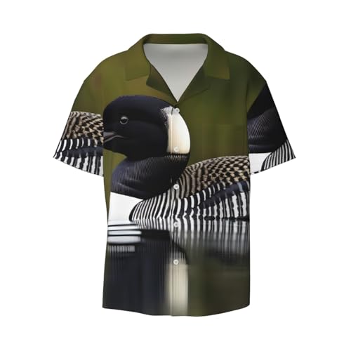 Chemise imprimé oiseau Loon Nature idéale pour vos sorties estivales décontractées