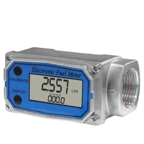 Débitmètre d'eau électronique pour arrosage de jardin et compteur étanche LCD 1.5 pouce