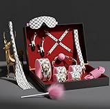 2025 SM Games Sex Bed Toys Bondage Rope Kit Restraints BDSM Sex Bondage Set with Handcuffs and Leg Straps Cuffs Restraint Tied Down Arms and Legs Sex Toys for Couple Sweater U4