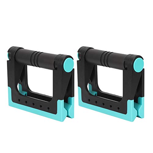 JULYKAI Foldable Pushup Stand, 2Pcs Stainless Steel Multifunction Push Up Handles with Non-Slip Foam Handle and TPR Pad, for Gym Fitness - Image 3