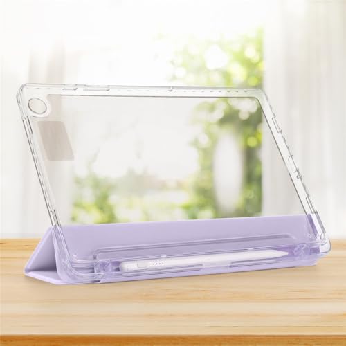 Étui Samsung Galaxy Tab A11 vert clair en cuir et silicone rigide SM-X133 - 5