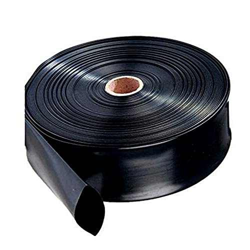 Mugar- Manguera Plana Negra para Agricultura y Construcción- 1500 o 2000 Galgas- En Rollos de 100 Metros (1500 Galgas, 60 mm)