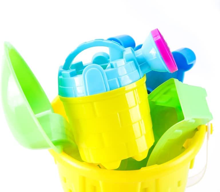 Regaderas para niños (Mini), paquete de 6 unidades, plástico de 4.5 pulgadas, herramientas de plantación de jardinería para niños y niños pequeños, regalos de fiesta en la playa, juguetes 7