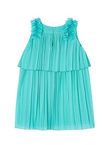 Mayoral Pleated Dress for Girls Jade2