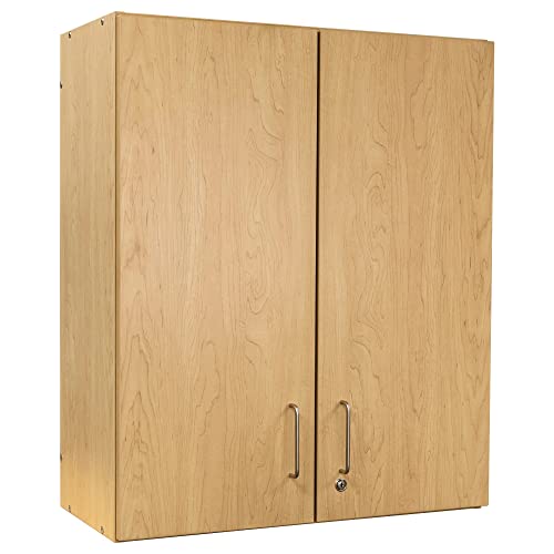 Tot Mate 3-Level Wall Cabinet, Assembled (Ready-to-Assemble, Maple/Maple)