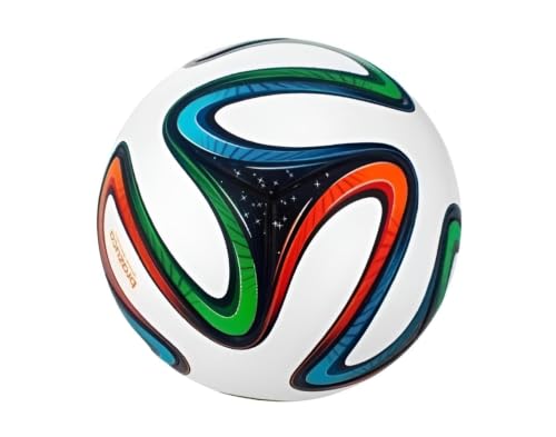 Image of Size 5 Football with Pump & Pin | PVC Leather Training Soccer Ball for Ground, Turf & Street Play | High Grip & Air Retention for Kids, Youth & Adults