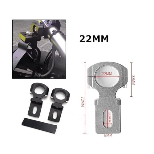 Soporte de luz auxiliar para motocicleta universal ajustable forza 3