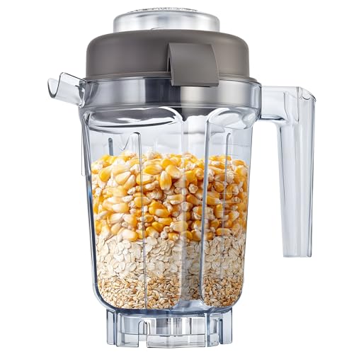 Twisvo Dry Grains Container 32 oz, Dry Blade Container Compatible with 5200 7500 750 E310 5000 VM0197 VM0101 Professional/Explorian blender