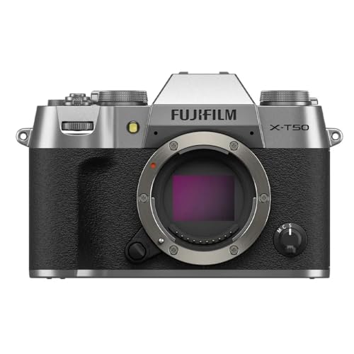 Image of Fujifilm X-T50 40 MP APS-C X-Trans Sensor|Retro Style mirrorless Camera|4k /6.2k vlogging|High Speed Recording FHD 240fps - Silver