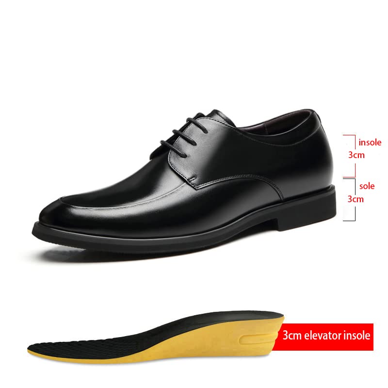 Men's Invisible Height Increasing Office Uniform Shoes Height Boost Business Oxfords Comfort Wedding Shoes2