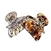1.57 inch Small Acrylic Hair Claw Clips for Girls and Women Marbling Hair Clips,Plastic No-Slip Grip Jaw Hair Clip Hair Jaw Clamp,Pack of 12