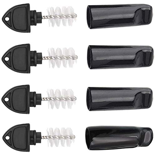 8 Pieces Draft Beer Faucet Cap & Plug Brush - Rubber Tap Soother