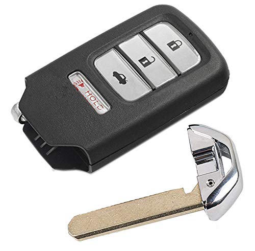 Coque de clé Honda Accord Civic CR-V 4 boutons pour boîtier de télécommande sans clé