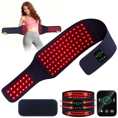 Red Light Therapy Belt for Body, Cordless Infrared Therapy Belt...