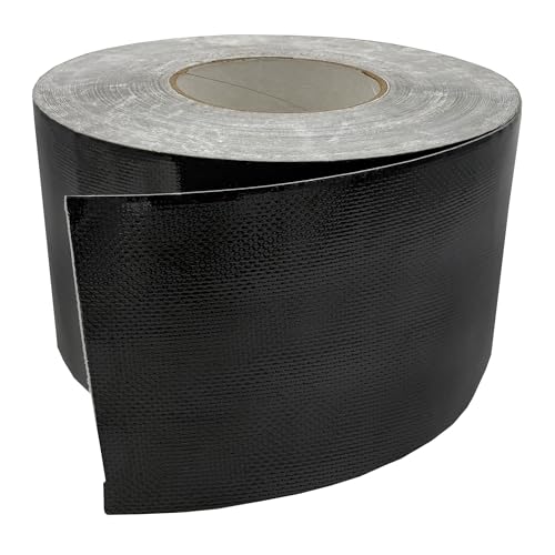 QPN 4 inch x 100' Mobile Home Flexible Mend Belly Bottom Repair Patch Underbelly Holes/Rips (100 feet)