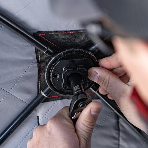 Accessoires pour abri de pêche sur glace Eskimo E-Hub fixation rapide noir - 3