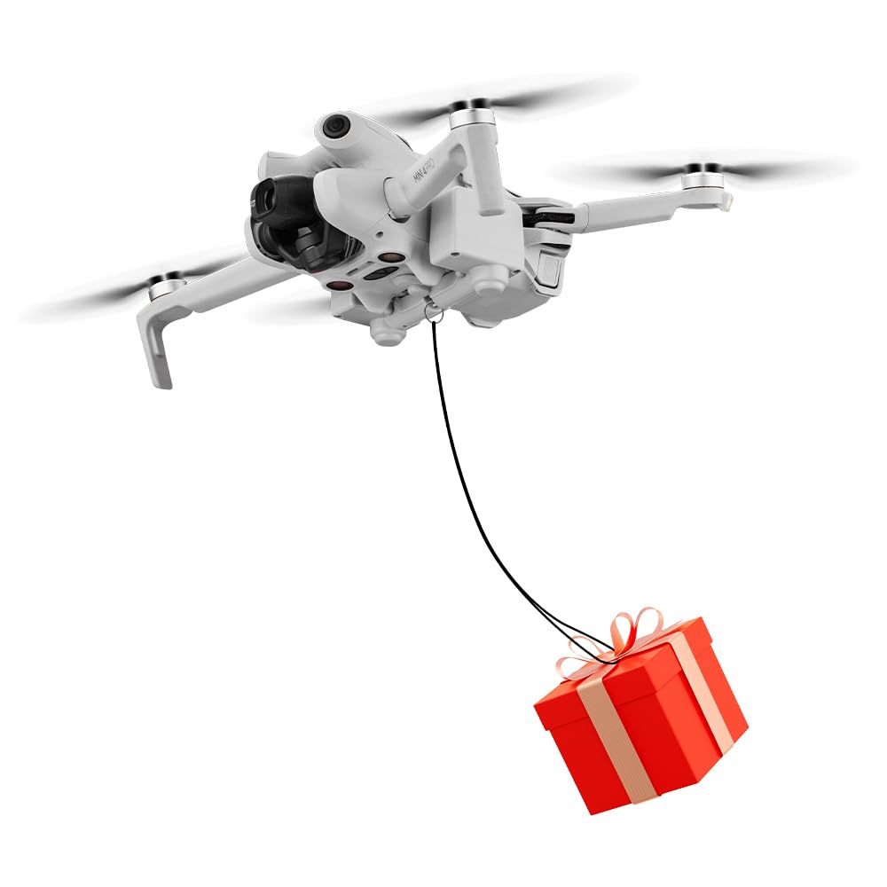 Drone Sistema Airdrop para DJI Mini 4 Pro, Dispositivo de Lanzamiento de Carga Aérea, Lanzador Aéreo