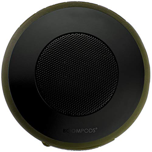 BOOMPODS AQUAPOD Waterproof Bluetooth Speaker – Compact, Rechargeable & Portable Wireless Speaker for Travel, Outdoor Activities, Or Shower - Powerful Mini Bass & Mountable Speaker with Mic