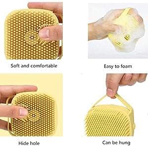 Theamers Silicone Pet Bathing Brush, Pets Bath Brush, Multi-functional Bath/Massage Brush - Image 5