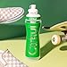Cirkul 22oz. Green Plastic Grip Squeeze Water Bottle & Sport Lid, BPA-Free, Non-Slip Design for Gym, Biking & Sports with Flavor Cartridge Included (FitSip Mixed Berry)