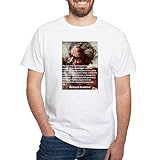CafePress White T Shirt Richard Dawkins On Yahweh Men's Traditional Fit White Casual Tshirt