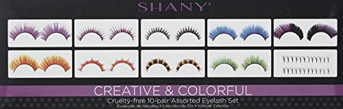Shany Eyelash Extend - Set Of 10 Assorted Reusable Eyelashes - Color Frenzy #TOP1