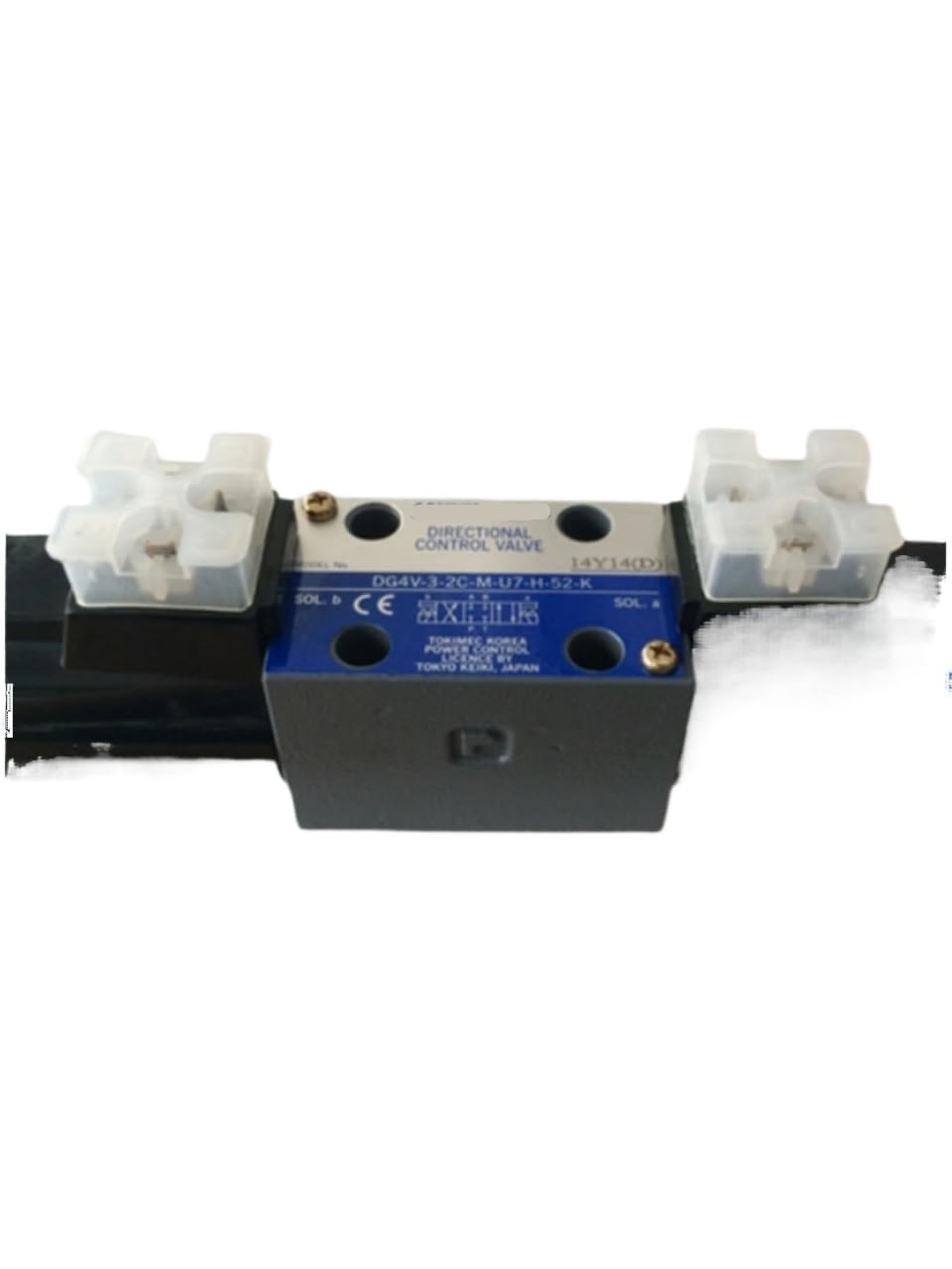Électrovanne hydraulique de distribution DG4V-3-6C-M valve inversion industrielle