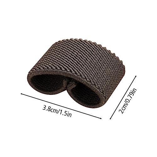 DONGKER Elastic Belt Loop Keeper, 8PCS Elastic Web Belt Tail Keepers, Loop Stays Strap Retainer Bands for 1" Wide Belts/Straps - Image 4