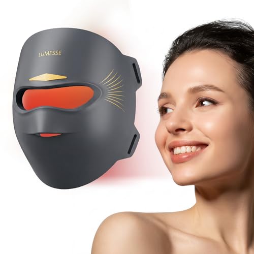 Lumesse 3D LED Face Mask Black Wireless Silicone Face Mask